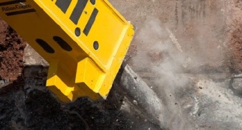 The RB1450 HD Two Section Pedestal Boom from Atlas Copco